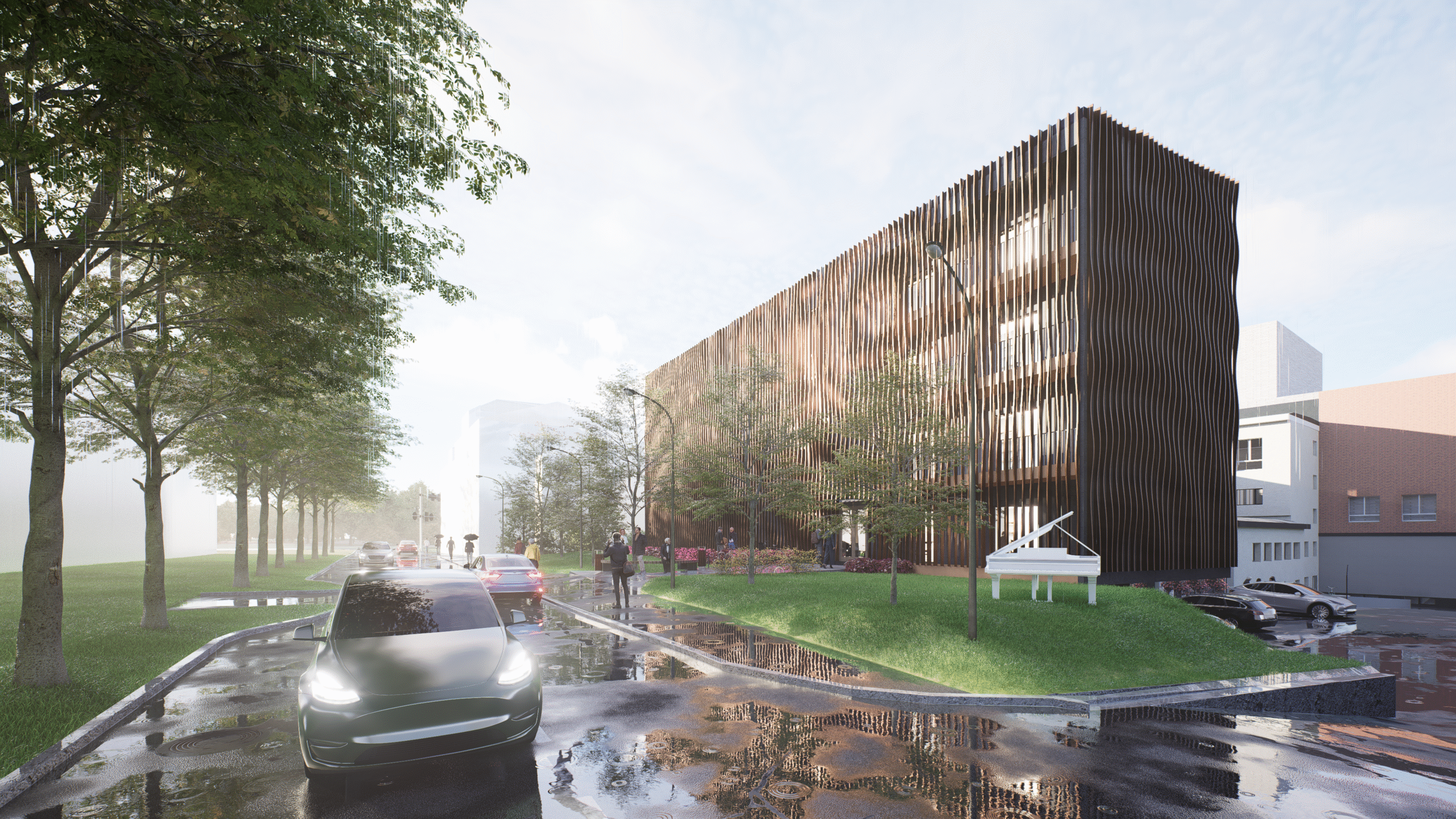 Vanemuise teatrihoone juurdeehitus, II koht