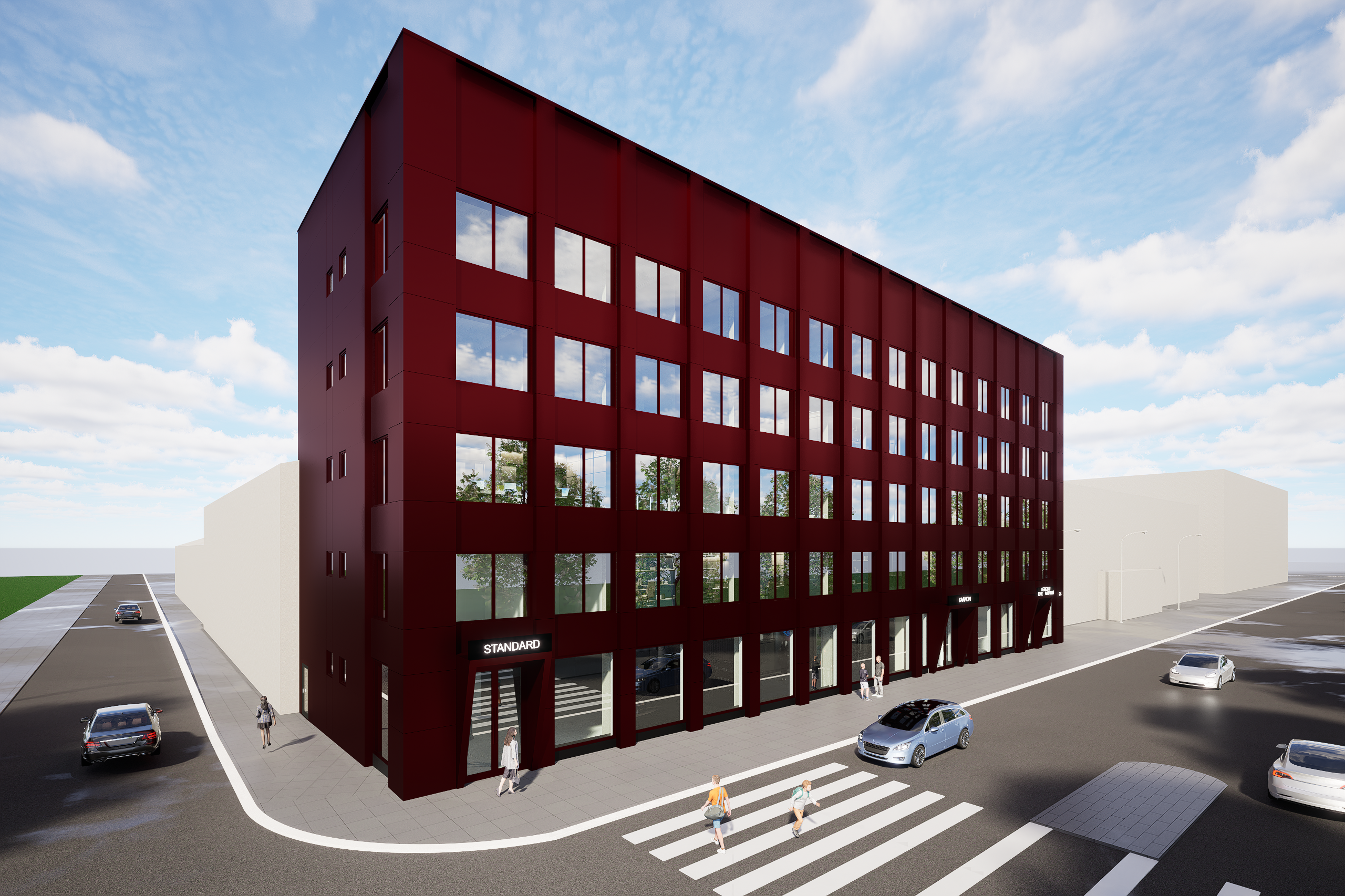 Riia tänav 24 fassaad, Tartu