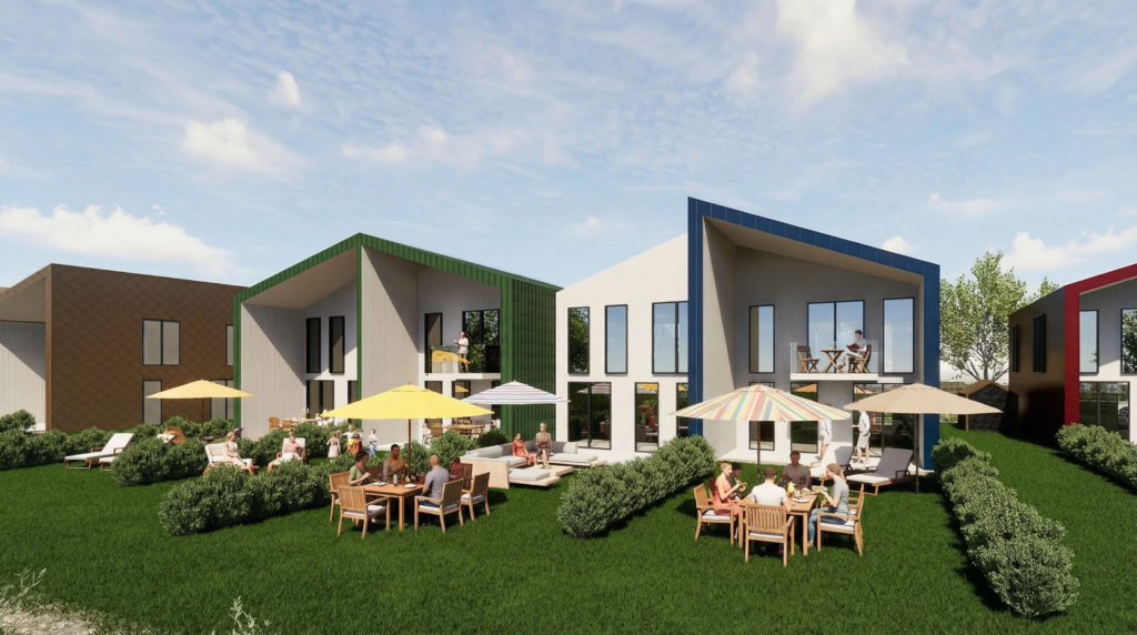 Kaasaegne ridaelamute ja eramute arendus